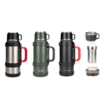 2.0L Stainless Steel Vacuum Flask | 12H Hot & 24H Cold Insulated Flask UAE