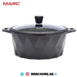 10PCS Granite Non-Stick Cookware Set with Silicone Lids & Induction Base | Premium Kitchen Set UAE - Image 3