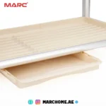 2 Layer Aluminum Dish Rack with Auto Drainage | Premium Dish Drying Rack UAE - Image 5